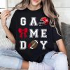 Game Day Shirt, Football Coquette Bow Shirt, Football Bow Shirt