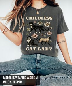 Childless Cat Lady Shirt Madam President Kamala Harris 2024 Shirt