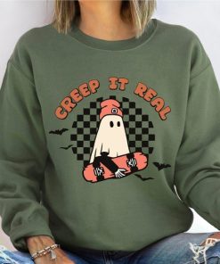 Creep It Real Sweatshirt, Retro Halloween Shirt, Halloween Gift