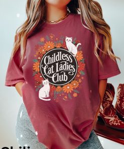 Childless Cat Ladies Club Shirt, Funny Cat Lady Shirt, Feminist Shirt