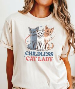 Childless Cat Lady Shirt, Kamala Harris 2024 Shirt, Cat Lady Shirt