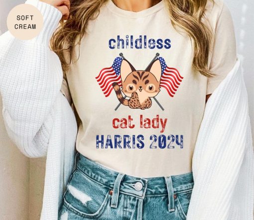 Childless Cat Lady for Kamala Harris - Election 2024 - President - Vot