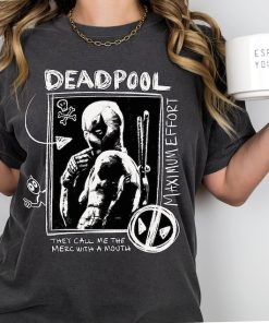 Deadpool They Call Me The Merc With A Mouth Shirt