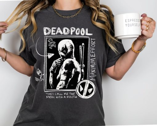 Deadpool They Call Me The Merc With A Mouth Shirt