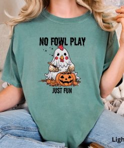 Halloween Shirt Chicken Shirt Ghost Shirt Trick or Treat Halloween