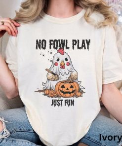 Halloween Shirt Chicken Shirt Ghost Shirt Trick or Treat Halloween