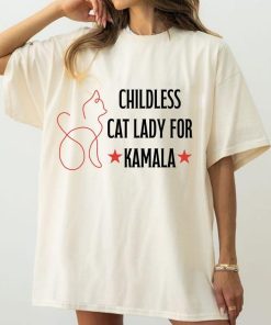 Cat Lady For Kamala Shirt, Kamala 2024 Shirt, Gift for Cat Lover