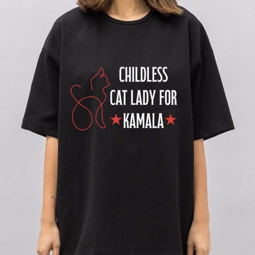 Cat Lady For Kamala Shirt, Kamala 2024 Shirt, Gift for Cat Lover