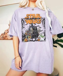 Comfort Colors Star Wars Halloween Shirt, Vintage Halloween Shirt