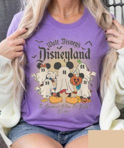 Vintage Mickey And Friends Ghost Halloween Costume Shirt