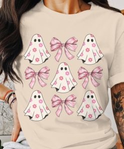 Halloween Shirt, Ghost Coquette Halloween Shirt