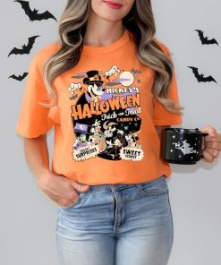 Comfort Colors Retro Disney Mickey Halloween Trick Or Treat Shirt