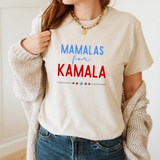 Mamalas For Kamala T Shirt | Mama For Comma La 2024 Tee Shirt