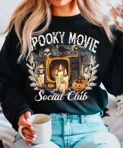 Spooky Movie Social Club Shirt, Retro Halloween Shirt