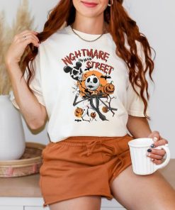 Comfort Colors Retro Disney Halloween Nightmare On Street Shirt