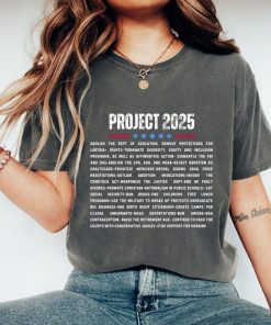 Project 2025 T Shirt, Fuck Project 2025 Shirt, Pro Democracy T-Shirt