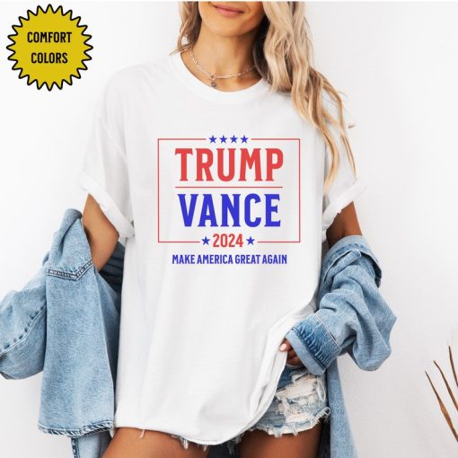 Trump Vance 2024 Election Shirt, Comfort Colors, Trump Shirt