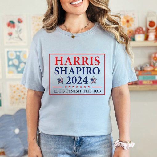 Harris Shapiro 2024 Let’s Finish The Job Shirt