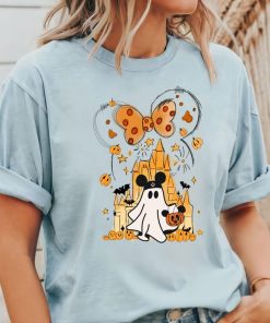 Comfort Colors® Minnie Mouse Ghost Shirt, Halloween Mouse Ghost Shirt