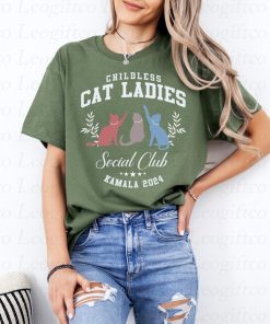 Childless Cat Lady Kamala Shirt | Kamala Harris President 2024 Shirt