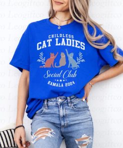 Childless Cat Lady Kamala Shirt | Kamala Harris President 2024 Shirt