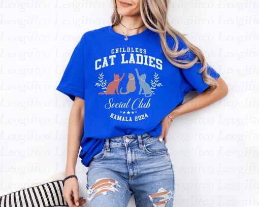 Childless Cat Lady Kamala Shirt | Kamala Harris President 2024 Shirt