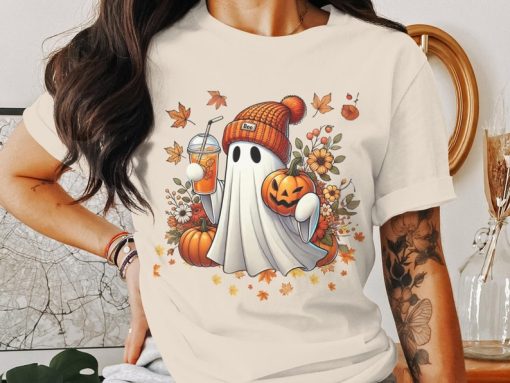 Halloween Ghost Shirt, Cute Ghost Shirt, Womens Halloween Shirt