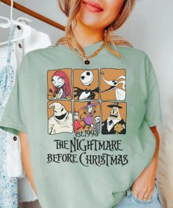 Retro Nightmare Before Christmas Comfort Colors Shirt