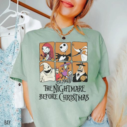 Retro Nightmare Before Christmas Comfort Colors Shirt