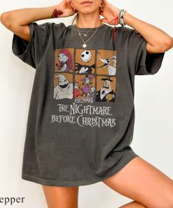 Retro Nightmare Before Christmas Comfort Colors Shirt