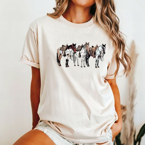 Comfort Colors® Horse Shirt, Cowgirl T-Shirt, Cowboy Shirt