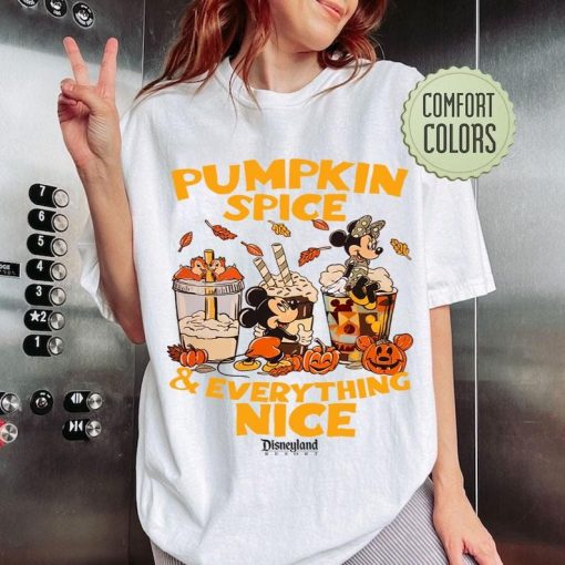 Pumpkin Spice and Everything Nice Comfort Colors TShirt