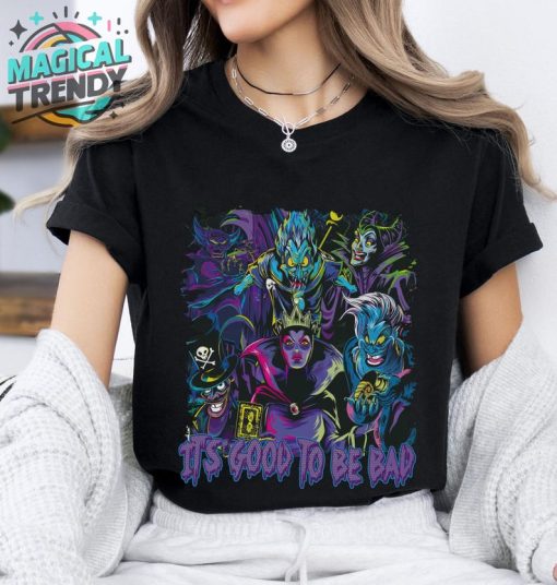 Vintage Disney Villains It'S Good To Be Bad Shirt | Disneyland Hallowe