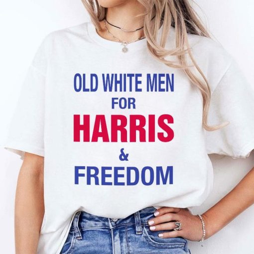 Tim Walz Old White Men for Harris & Freedom Shirt