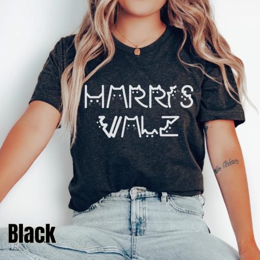 Harris Walz Shirt, Kamala Harris Shirt, La Cat Lettering