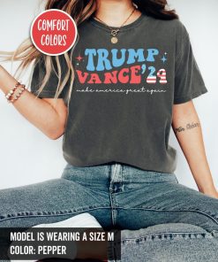 Retro Trump Vance Shirt Trump 2024 Shirt Donaldtrump Shirt Pro Trump