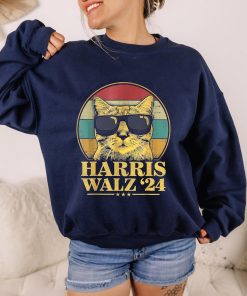 Harris Walz Shirt, Election Cat Lady Kamala Harris Tim Waltz Shirt