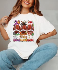 Happy Hallothanksmas Football Shirt, Football Halloween Shirt