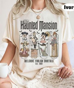 Vintage Mickey and Friends Haunted Mansion Disney Halloween Shirt