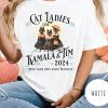 Halloween Cat Lady Shirt, Funny Kamala Harris 2024 Shirt