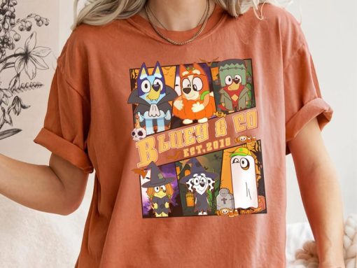 Bluey Friends Halloween Trick or Treat T- Shirt