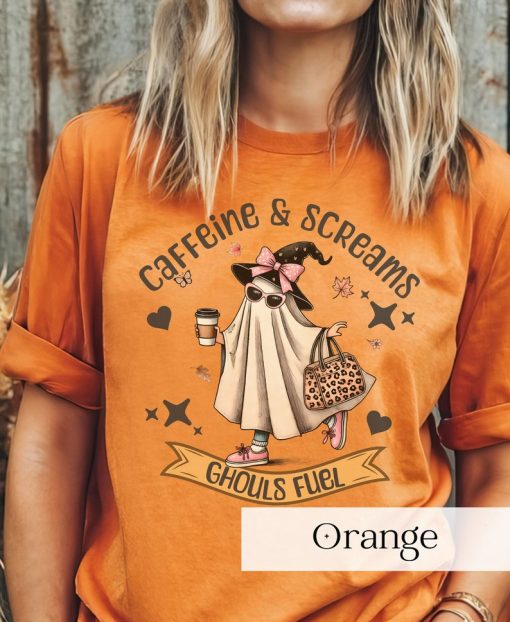 Cute Ghost Shirt, Halloween Ghost Coffee Shirt, Bougie Ghost Shirt