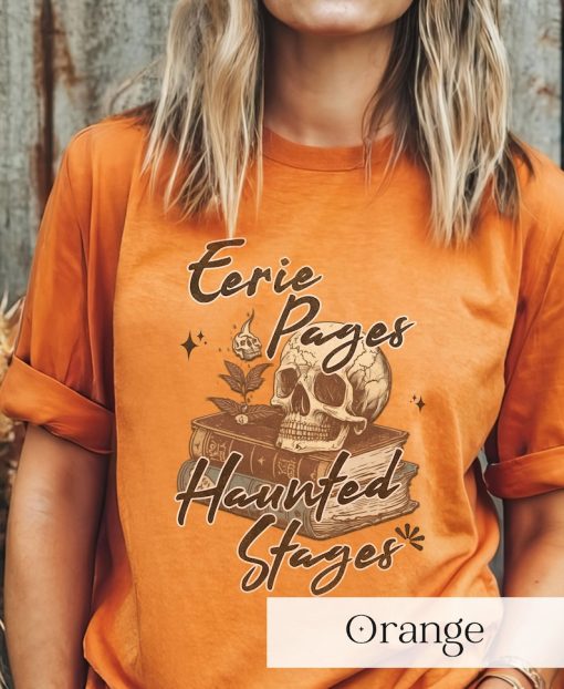 Bookish Halloween Shirt Spooky Funny Halloween Shirt