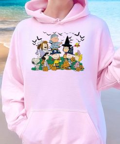 Cute Halloween Cartoon Characters Trick or Treat Sweatshirt