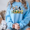 Cute Halloween Cartoon Characters Trick or Treat Sweatshirt