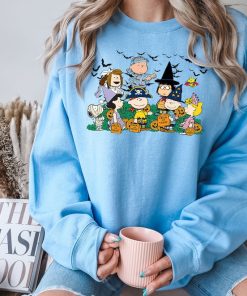 Cute Halloween Cartoon Characters Trick or Treat Sweatshirt