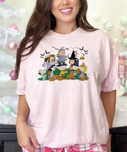 Comfort Colors® Halloween Peanuts Characters Trick or Treat T-Shirt