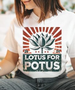 Kamala Harris Shirt, Namaste Lotus Shirt, Lotus For POTUS