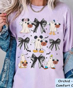 Disney Ghost Coquette Bow Halloween Shirt