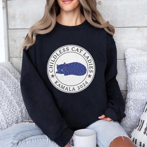 Childless Cat Ladies Kamala 2024 Swifties 4 Harris T Shirt